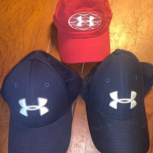 3 Under Armor caps